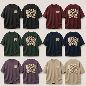 เสื้อยืดโอเวอร์ไซส์แบบสั่งทำพิเศษ ผ้าคอตตอนหนา 100% สไตล์สตรีทแวร์ โลโก้ 3 มิติ ระบายอากาศได้ดี เป็นมิตรกับสิ่งแวดล้อม รับผลิตแบรนด์ส่วนตัว - Product Image 2