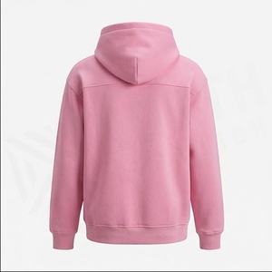 Sweat-shirt à capuche rose North Approach unisexe, coupe classique, en polaire avec poche avant, impression par transfert thermique, vêtement décontracté pour l'automne - Product Image 2