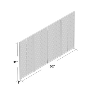 Écran de protection pliable en métal à chevrons pour foyer, grille de protection résistante à la chaleur, protection contre les étincelles, bouclier décoratif pour foyer - Product Image 6