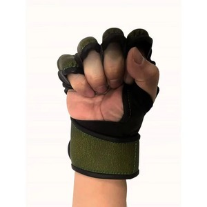 ถุงมือ MMA คุณภาพพรีเมียมสำหรับเยาวชน ฝึกซ้อมศิลปะการต่อสู้ ถุงมือ MMA หนังทนทานสำหรับการฝึกซ้อมมวยและฟิตเนส - Product Image 6