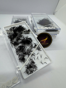 ผู้ผลิตขนตาต่อคุณภาพสูง เมกะวอลลุ่ม ปลายแหลม 10D-20D งอน DD/CC/M/L ผลิตด้วยมือ ขายดีที่สุด - Product Image 5