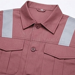 Conjunto de Uniforme de Trabajo de Alta Visibilidad, Poliéster de Secado Rápido, Tejido Transpirable, Movimiento Flexible, Ropa Industrial - Product Image 2