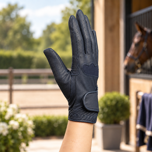 Gants d'équitation d'hiver professionnels personnalisés OEM, unisexes, antidérapants, en cuir, à doigts entiers, couleurs/logo/taille personnalisés, les meilleurs - Product Image 3