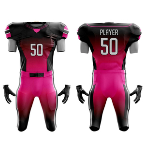 Custom Team Match Uniforms Low MOQ Club Gear Supplier <b>Cheap</b> Price Printed Tackle Twill <b>Padded</b> Jersey Men American Football Wear - Product Image 3