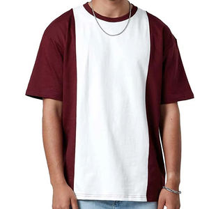 T-shirt pour homme de haute qualité, surdimensionné, avec broderie et impression personnalisées, 100% coton, tissu 220g, écologique, prix bas - Product Image 1