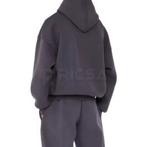 Survêtements amples pour hommes, style streetwear moderne, à capuche, couleur unie, coupe classique, pour l'hiver, décontractés, pour le fitness, l'entraînement, le jogging, les voyages et les loisirs - Product Image 5