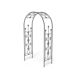Modern <b>Iron</b> Garden Arch Trellis <b>8</b> Feet Height Painted Rustproof for Backyards Plant Support Wrought <b>iron</b> garden archway - Product Image 5