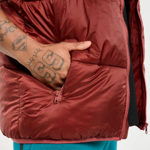 Chalecos sin mangas para hombre OEM, chaleco acolchado con cremallera, ropa exterior de alta calidad, transpirable para invierno, muy vendido, estilo urbano. - Product Image 6