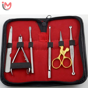 High Quality Steel <b>Manicure</b> Pedicure <b>Kit</b> Salon Nail Tools Clippers Cuticle Pushers Files Beauty OEM Wholesale - Product Image 5