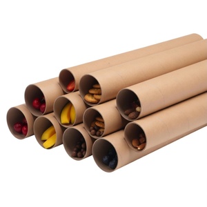 Kraft Paper Brown Cardboard Paper Tubes Use for Express <b>Packaging</b> Paper Tube <b>Textile</b> Roll Core VINAGREEN PACK - Product Image 4