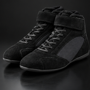 Bottes de course sportives en cuir véritable noir, à fermeture auto-agrippante, respirantes, légères, avec semelle en caoutchouc résistante à l'abrasion - Product Image 3
