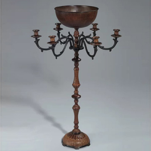 Minimalist Decor and Contemporary Interior Design New Arrival 6 Arms <b>Candelabra</b> Available in Brown Color Ideal - Product Image 1