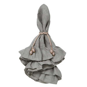 Lucca <b>Set</b> of 4 100% <b>Linen</b> Classic 20x20" Eco-Friendly & Durable Cloth Napkins Accessory <b>Set</b> - Product Image 3