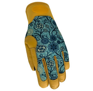 ถุงมือทำสวนหนังวัวแบบแยกส่วน ทนความร้อนและทนประกายไฟ ถุงมือป้องกันส่วนบุคคลสำหรับทำสวน พร้อมปลายนิ้วที่สามารถสัมผัสหน้าจอได้ - Product Image 2