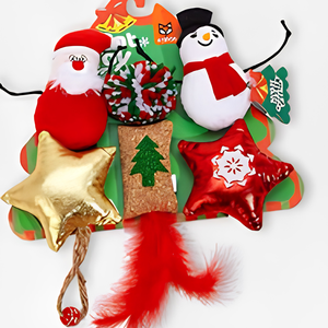 Pet care products Wholesale Cute Christmas Plush Squeaker Dog Toy Bottle Design Festival Pet Chewing Toys for Small Medium Dogs - Product Image 2