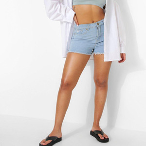 Shorts de Mezclilla para Mujer al por Mayor 2026, Precio Económico de Fábrica, Venta Directa de Fábrica, OEM, Cantidad en Cantidad, Precio Económico, Suministro de Ropa Casual - Product Image 3