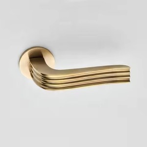Poignée de porte en laiton de forme rectangulaire, durable, pour usage intérieur, cuisine, décoration de meubles, maison, bureau, installation facile - Product Image 5