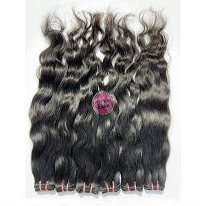 Extensiones de Cabello Virgen Remy Indio al por Mayor Arrow Exim Modelo 008 con Cutícula Alineada, Ondulado Natural, 100g, Doble Trama a Máquina, Calidad Superior - Product Image 3