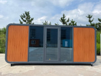Cabine Apple préfabriquée moderne de haute qualité cuisine Portable Capsule maison conception immeuble de bureaux Double-decker Pod Apple cabine
