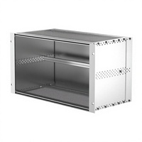 RDEKONO Polyrack Schroff Nvent Elma Boîtier d'amplificateur en aluminium pour équipement audio, vidéo et haut-parleurs