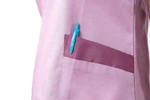 RIG ATTIRE Conjuntos de Uniformes Médicos Unisex para Enfermeras, de Jersey de Spandex, Manga Corta de Verano, Uniformes de Hospital, con Detección de Agujas y Fusión sin Costuras - Product Image 3