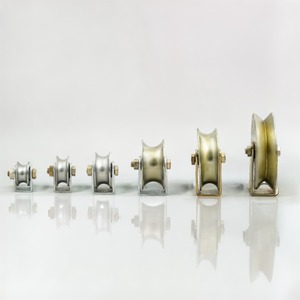 Ruedas Modernas para Puertas Correderas de Acero Inoxidable, Rieles Deslizantes Duraderos y Suaves para Ventanas y Puertas de Villas y Apartamentos, Accesorios de Ferretería - Product Image 1
