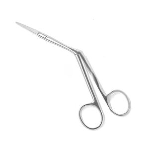 Ciseaux chirurgicaux Heymann 6.75 à lames arrondies et angulées, acier inoxydable allemand de haute qualité, certifiés CE ISO par Grip Surgical - Product Image 1