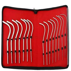 ชุดอุปกรณ์ตรวจทางเดินปัสสาวะและมดลูก ยี่ห้อ Guyon Urethral Bougies, ขนาด 8 ถึง 36 เฟรนช์, ความยาว 26 ซม., จำนวน 15 ชิ้น, แบบโค้ง - Product Image 1