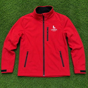 Custom Men's Red Softshell Jacket Stand Collar Waterproof Windproof Outdoor <b>Work</b> Jacket OEM ODM Winter <b>Fleece</b> Lined Winter Wear - Product Image 6