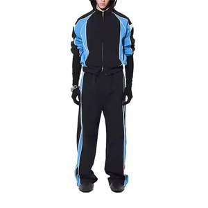 Wholesale Winter Mens Sportswear Jogging Tracksuits Hooded Fleece Zipper Quick Dry Breathable Polyester <b>Wind</b> <b>Breaker</b> Training - Product Image 2