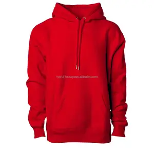 Sudadera con capucha de algodón para hombre y mujer, prenda de vestir, con bordado personalizado, de gran tamaño, OEM