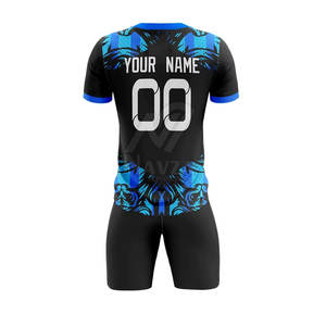 Conjunto de entrenamiento para equipo de fútbol, ligero y transpirable, camiseta y pantalones cortos para practicar - Product Image 4