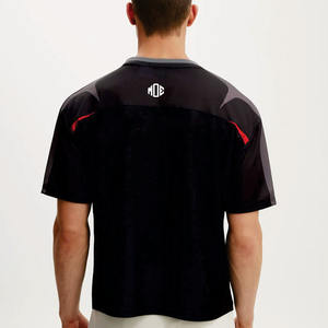 Jersey de Fútbol Americano Personalizado de Primera Calidad para Hombre, Cuello en V, Transpirable, de Poliéster, para Entrenamiento, Fabricante de Ropa Deportiva OEM - Product Image 4