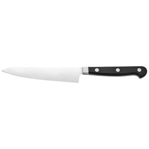 Cuchillos de Chef con Mango Negro y Hoja Plateada, con Empuñadura de Tres Remaches, Bolster Completo y Filo Puntiagudo para Preparación de Alimentos en la Cocina - Product Image 1