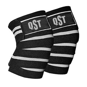 Bandages de soutien pour genoux réglables, durables et de haute qualité, multicolores, pour la compression et l'entraînement en salle de sport. - Product Image 4