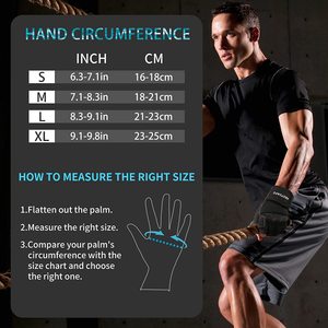 Gants de sport Fawn International pour la musculation, en silicone léger, avec fermeture à lacets, pour entraînement avec haltères/barres - Product Image 6