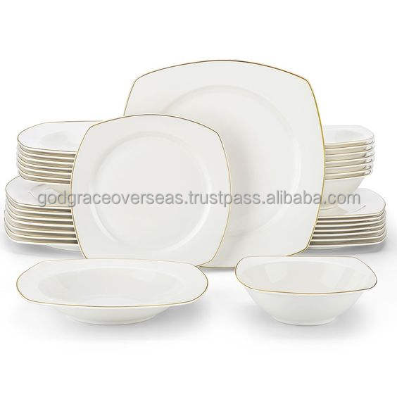 Wholesale Tableware Custom Ceramic Plates Dinner Sets