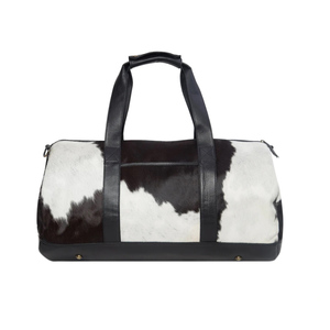 100% Genuine Cowhide Hair On Leather Duffel <b>Bag</b> Waterproof Travel Weekender Sport Gym <b>Bag</b> Luxury Portable - Product Image 5
