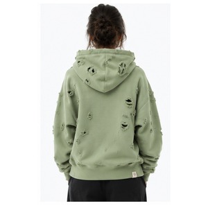 <b>Top</b> Quality Brand Name Women <b>Distressed</b> Hoodie Made With Soft Durable Fabric Comfortable Fit Trendy <b>Distressed</b> Style And Everyd - Product Image 3