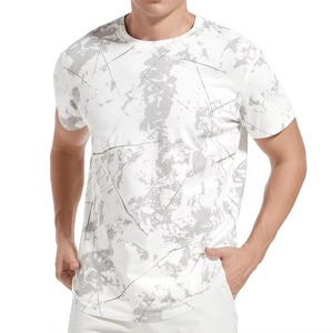 T-shirts de sublimation à col rond de haute qualité, personnalisés, à séchage rapide, 100% coton, pour hommes, poids lourd 320g - Product Image 3