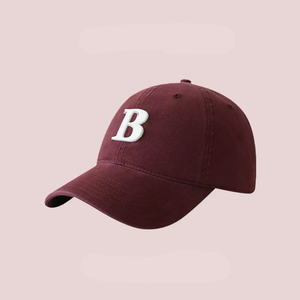 Trendy Brand Letter-Embroidered Baseball <b>Caps</b> Sporty Sun Protection Soft-Top <b>Caps</b> for Men and <b>Women</b> - Product Image 6