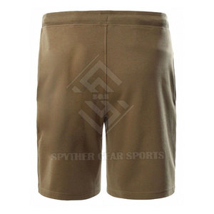 Pantalones Cortos Deportivos de Felpa para Hombre, Diseño Personalizado, Cintura Media, Color Sólido, Transpirables, de Algodón, para Gimnasio - Product Image 2