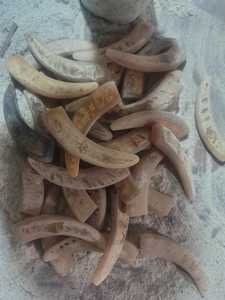 Puntas de Cuerno de Búfalo para Empuñaduras de Espada, Impermeables, Pulimentadas, Forma Redonda, Color Negro y Blanco Natural, Precio Económico, Venta al Por Mayor - Product Image 2