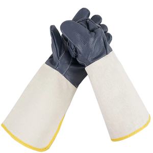 TIG Welding Glove Work MIG Sheep Skin Leather TIG Argon <b>Arc</b> Soft Goat Leather <b>Welder</b> Work Glove - Product Image 5