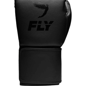 ถุงมือชกมวยรุ่นล่าสุด ดีไซน์ Fly สีขาวดำ สายรัดแบบสปาร์ริง คุณภาพพรีเมียม หนังวัวแท้ สำหรับมืออาชีพ - Product Image 4