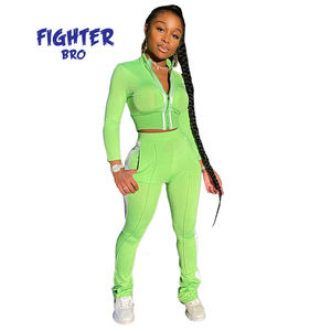 Chándal de Algodón para Mujer, Talla Personalizada, Diseño Relajado, Ropa Casual, Logotipo Personalizado, Suministro OEM, Etiqueta Privada, Listo para Enviar - Product Image 1