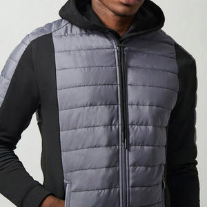 Chaqueta de Invierno Acolchada con Capucha, Talla Grande, Personalizada OEM, para Hombre, Estilo Urbano, Sin Mangas, Impermeable y Resistente al Viento - Product Image 2