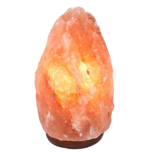 Lampes en sel rose de l'Himalaya de qualité supérieure, 2-3 kg, fabriquées à la main, avec base en bois sculpté, artisanat naturel, lampe de sel pour chambre à coucher - Product Image 6