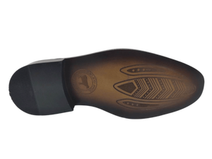 Zapatos Oxford de vestir para hombre, color marrón, de piel de oveja, con cordones, punta en pico, para oficina, carrera profesional, color sólido, suela de goma, para todas las estaciones. - Product Image 4