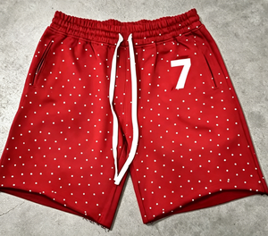 Pantalones Cortos Casuales de Verano Personalizados para Hombre, Pantalones Cortos Deportivos con Logotipo Personalizado de Estrella y Diamante, Pantalones Cortos Deportivos Holgados con Bolsillos Unisex - Product Image 4